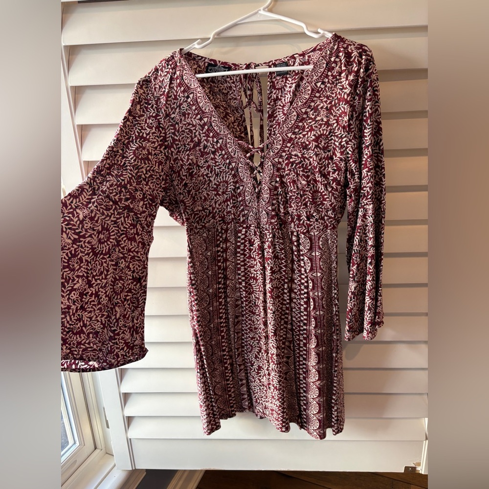 Angie patterned dress.
